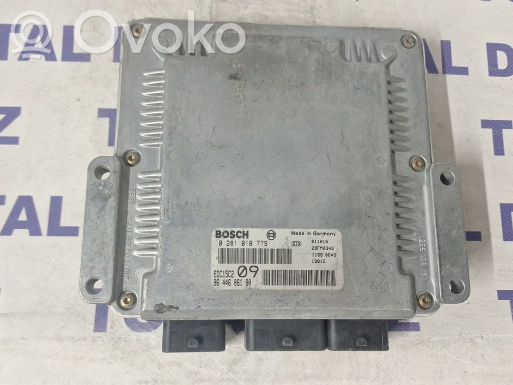 Engine control unit/module   9644606180,0281010779