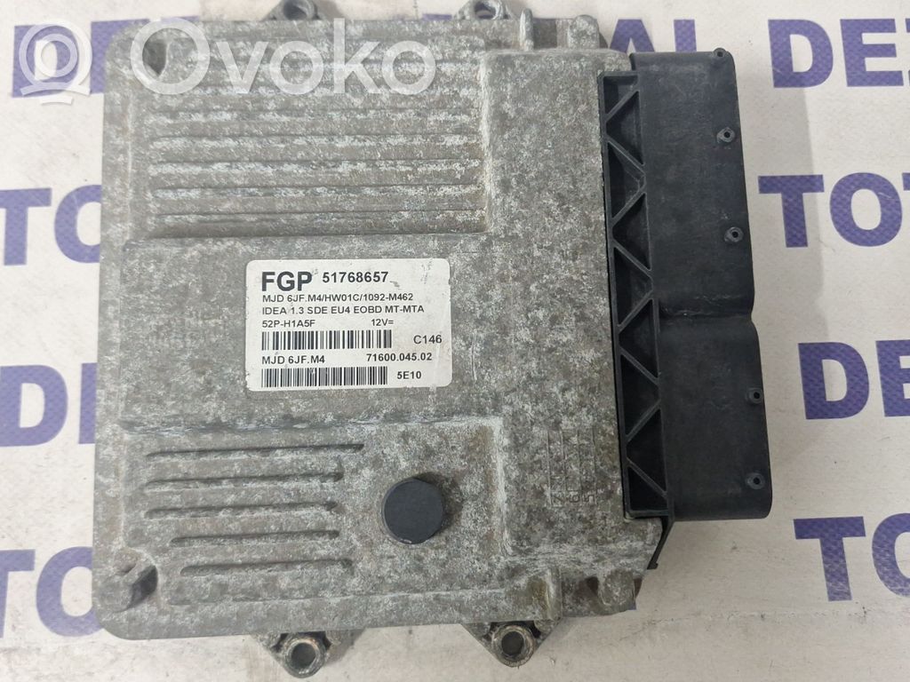 Fiat Idea Unitate/modul de control motor 