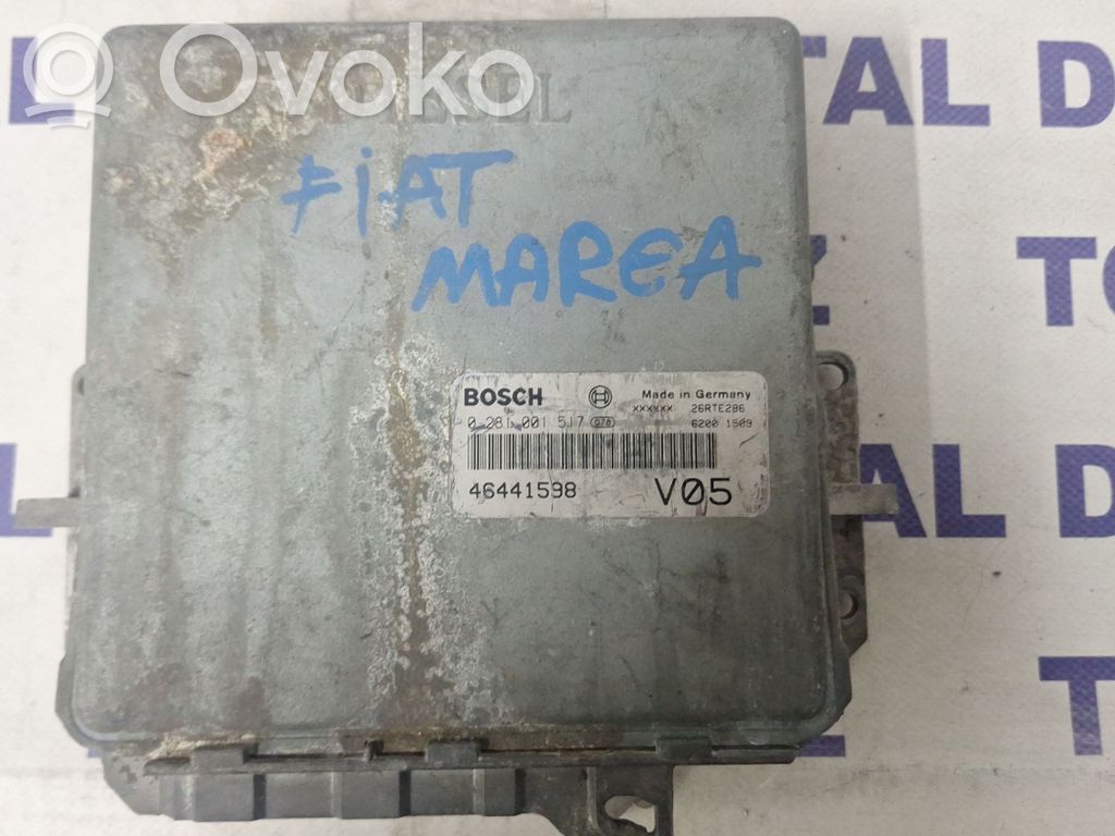 Fiat Marea Блок управления двигателя 