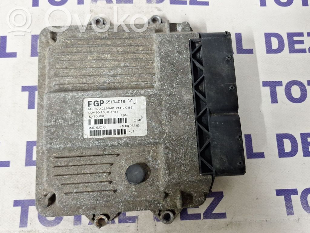 Sterownik / Moduł ECU   55194018,7160006203,4Z4TDU19E