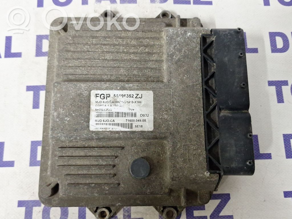Unidad de control/módulo del motor   55196352,7160004905,1413X186,51GSX3KG