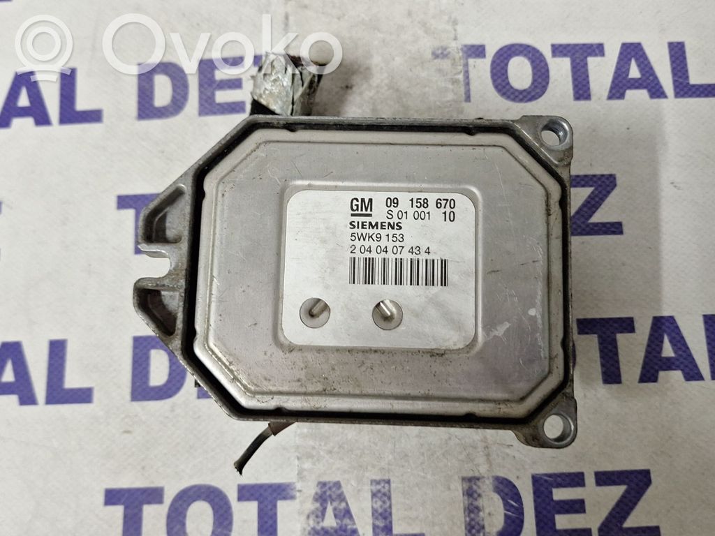 Opel Astra G Komputer / Sterownik ECU silnika 