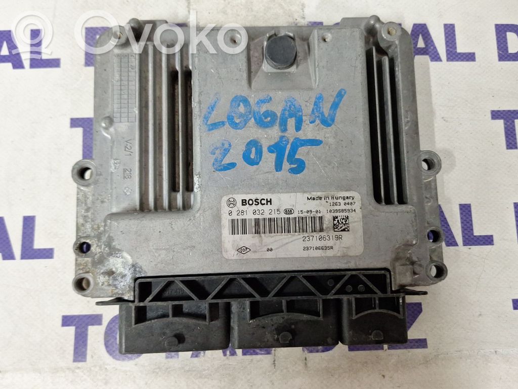 Engine control unit/module   237106319R,0281032215,237106635R
