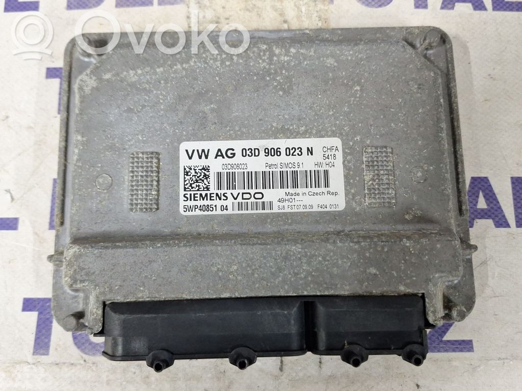Volkswagen Polo IV 9N3 Unitate/modul de control motor 