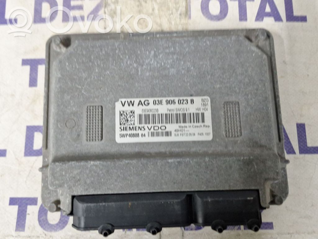 Engine control unit/module   03E906023B,5WP40808