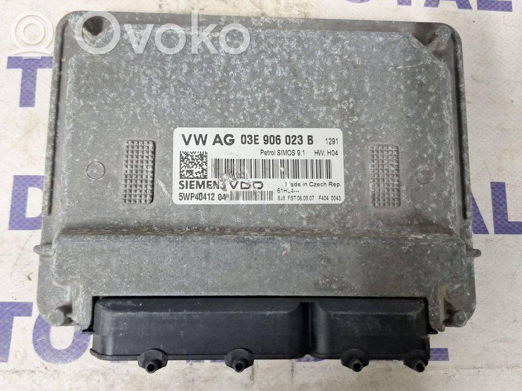 Engine control unit/module   03E906023B,5WP40412