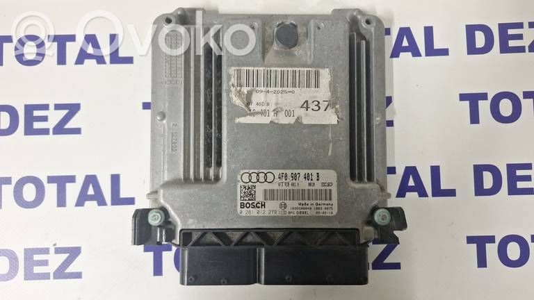 Audi A6 S6 C6 4F Unidad de control/módulo del motor 