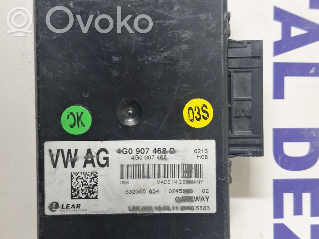 Módulo de control Gateway   4G0907468,4G0907468D
