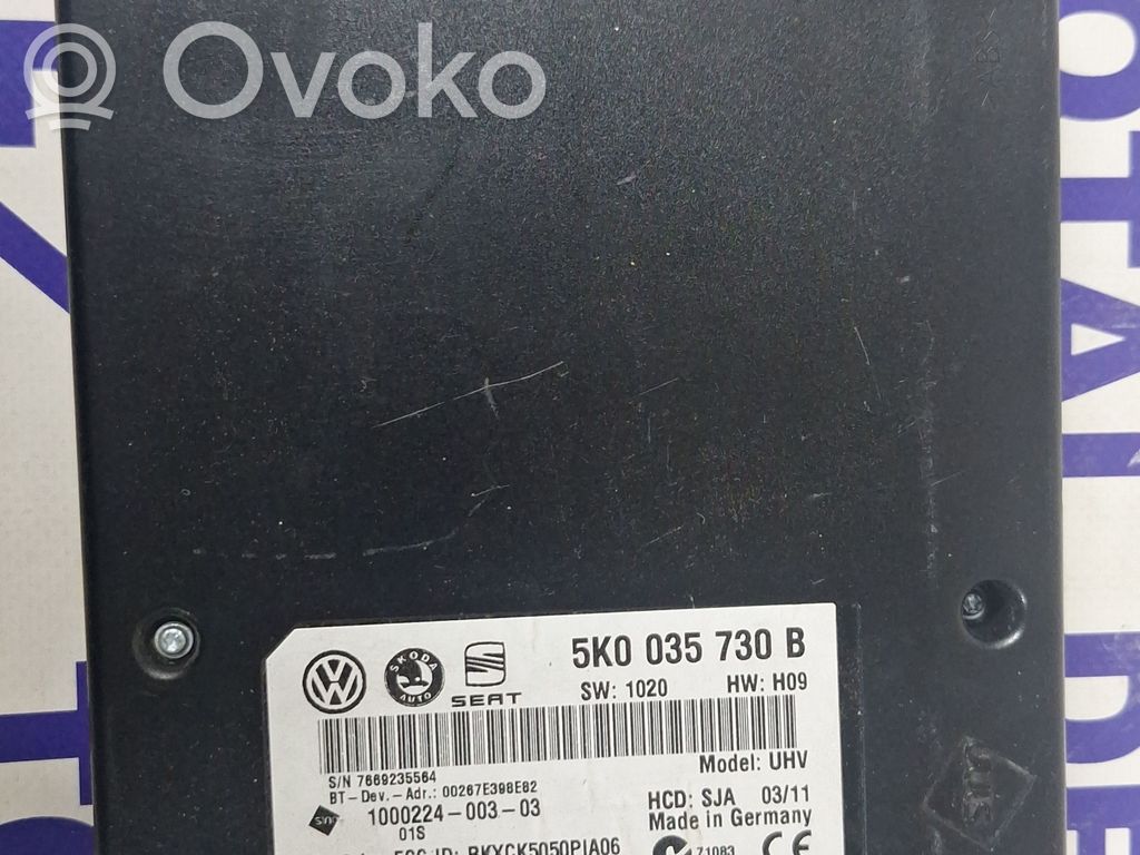 Unidad de control/módulo de bluetooth   5K0035730B