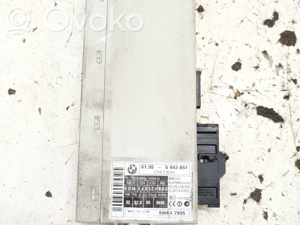 CAS control unit/module   6943851,5WK47995,2911ACAS2