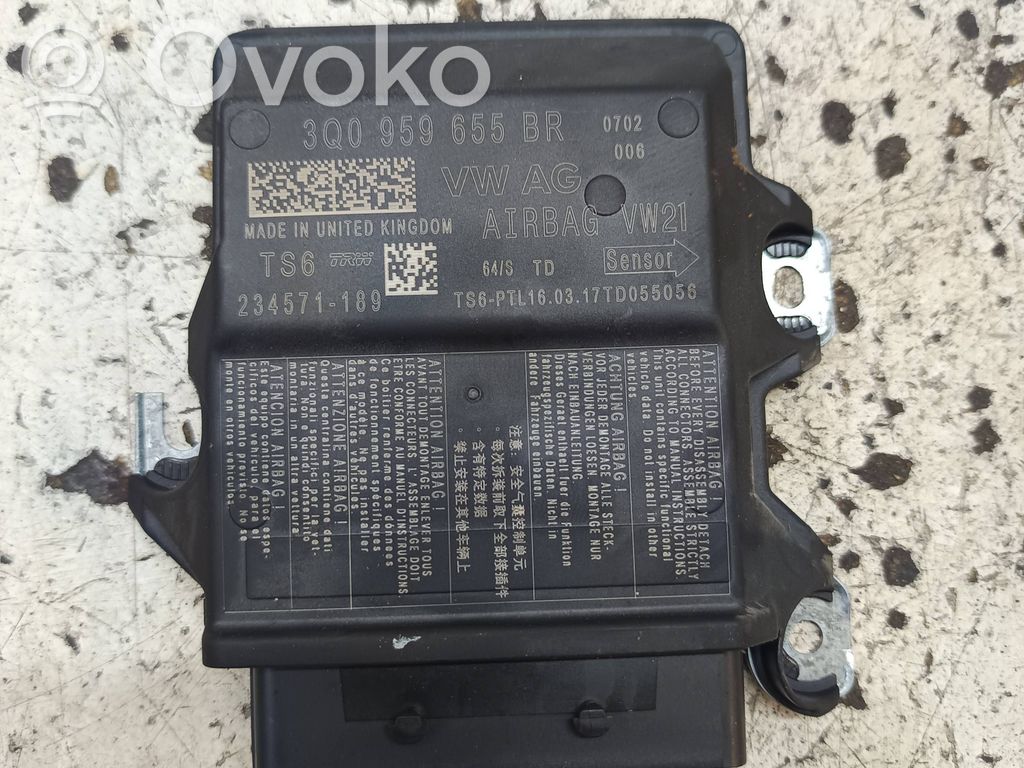 Volkswagen Arteon Unitate/modul de comandă airbaguri 