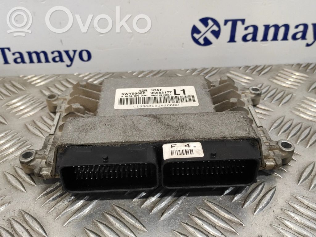Engine control unit/module   5WY5968C,42R1CAF,96983177