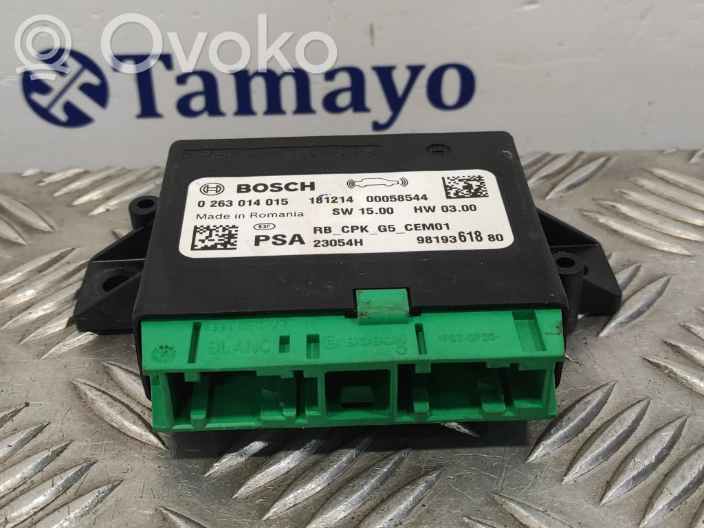 Peugeot 208 I Alte unități/module de control 