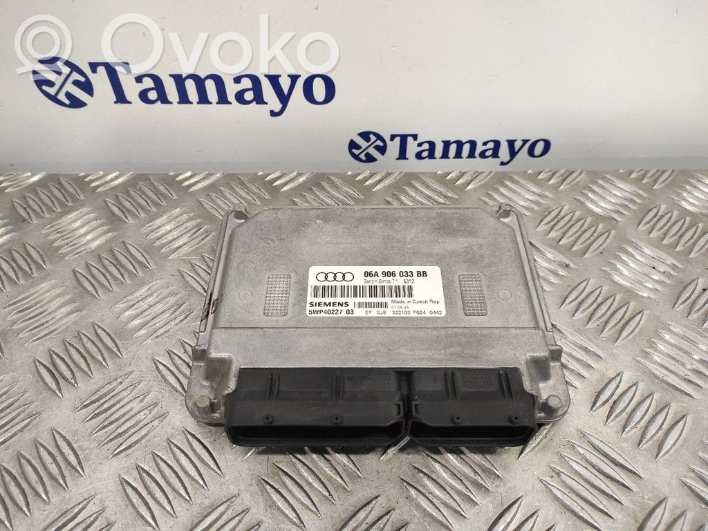 Engine control unit/module   06A906033BB,5WP40227