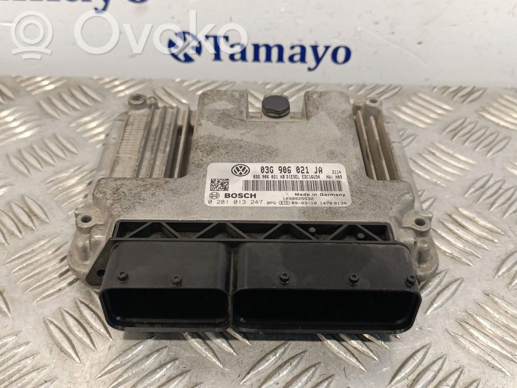 Engine control unit/module   03G906021JA,03G906021AB,0281013247