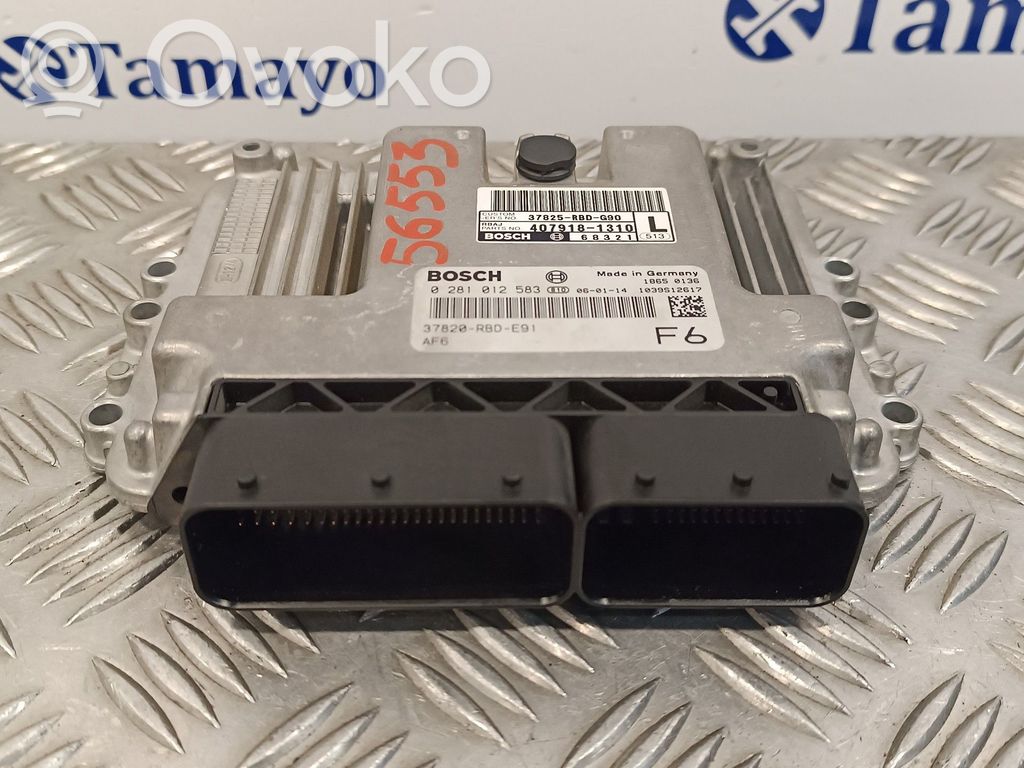 Engine control unit/module   0281012583,37825RBDG90,37820RBDE91
