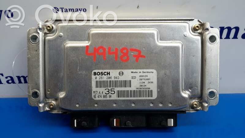Engine control unit/module   0261206943,ME74435,9647480580