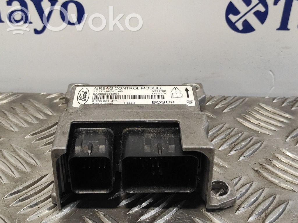 Airbag control unit/module   2T1T14B321AB,0285001417