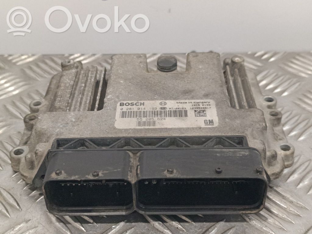 Engine control unit/module   0281014193,1039S20817,55205624