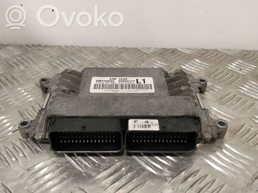 Unidad de control/módulo del motor   96983177,5WY5968C