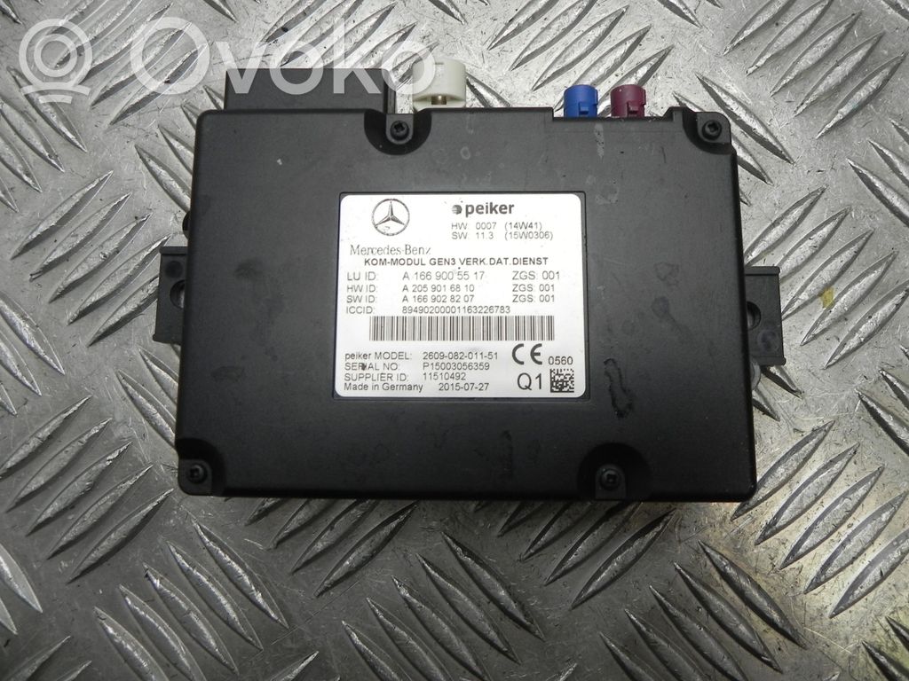 Mercedes-Benz E W212 Otras unidades de control/módulos 