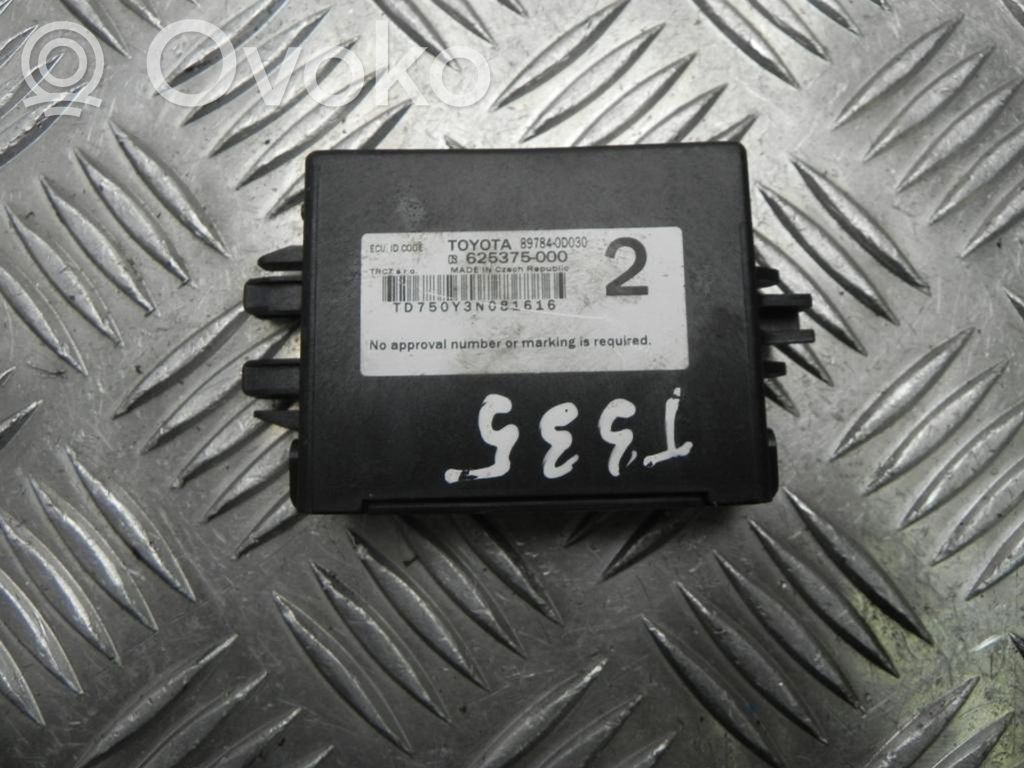 Toyota Yaris Other control units/modules 