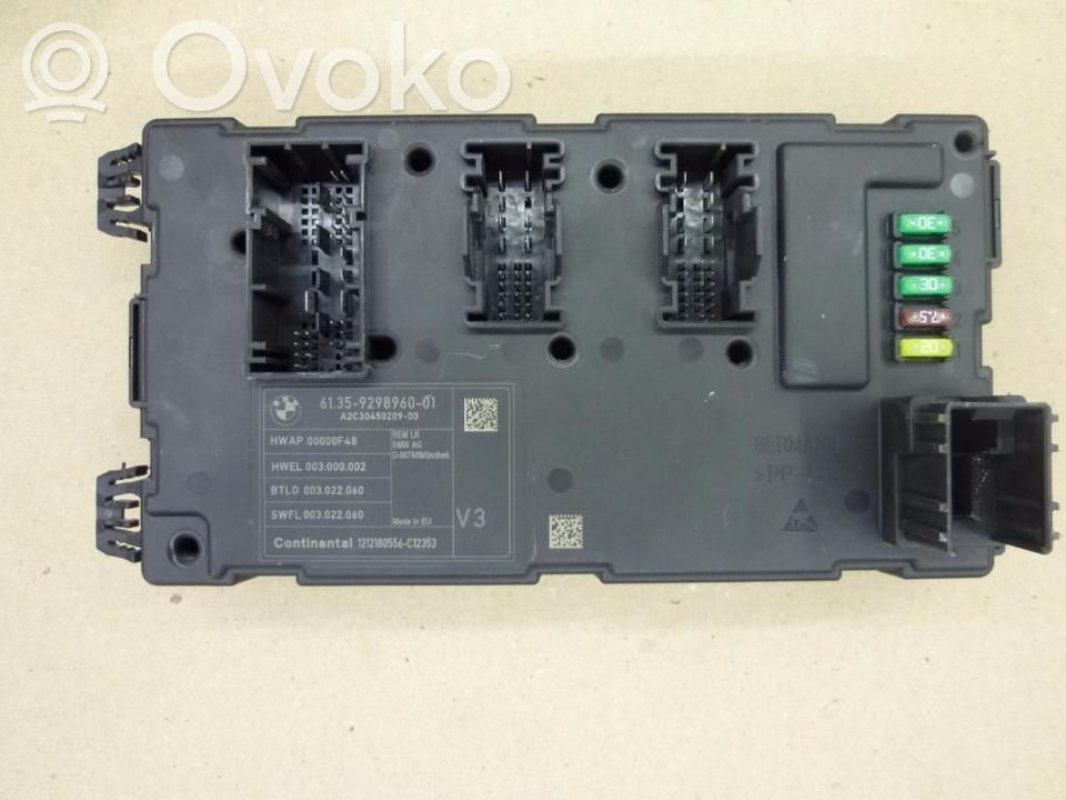 BMW 3 F30 F35 F31 Sterownik / Moduł komfortu 