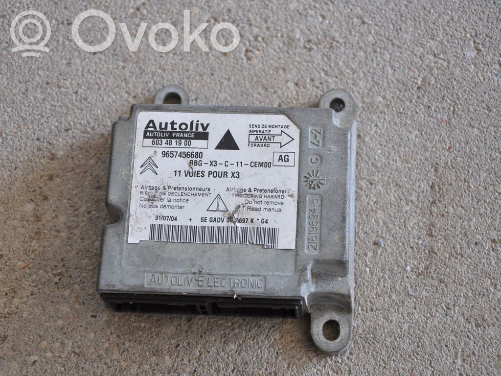 Citroen C5 Airbag control unit/module 