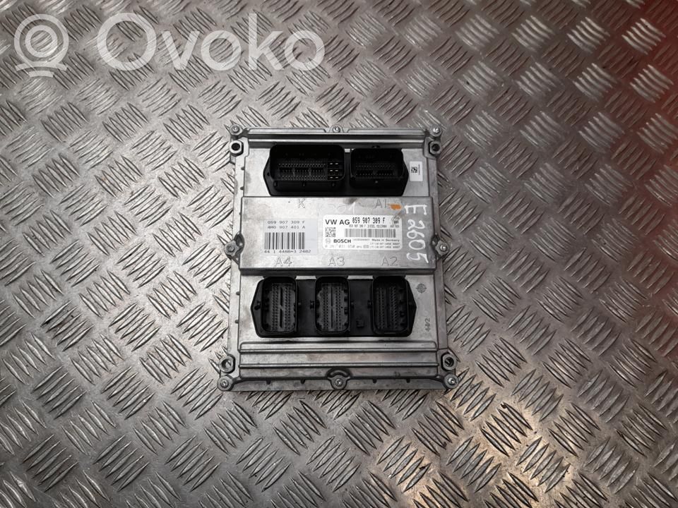 Engine control unit/module   059907309F,4M0907401A,E2605