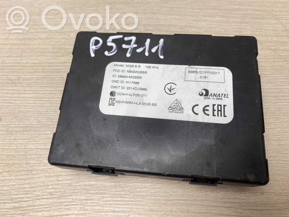 Volkswagen PASSAT B8 Keyless (KESSY) go control unit/module 