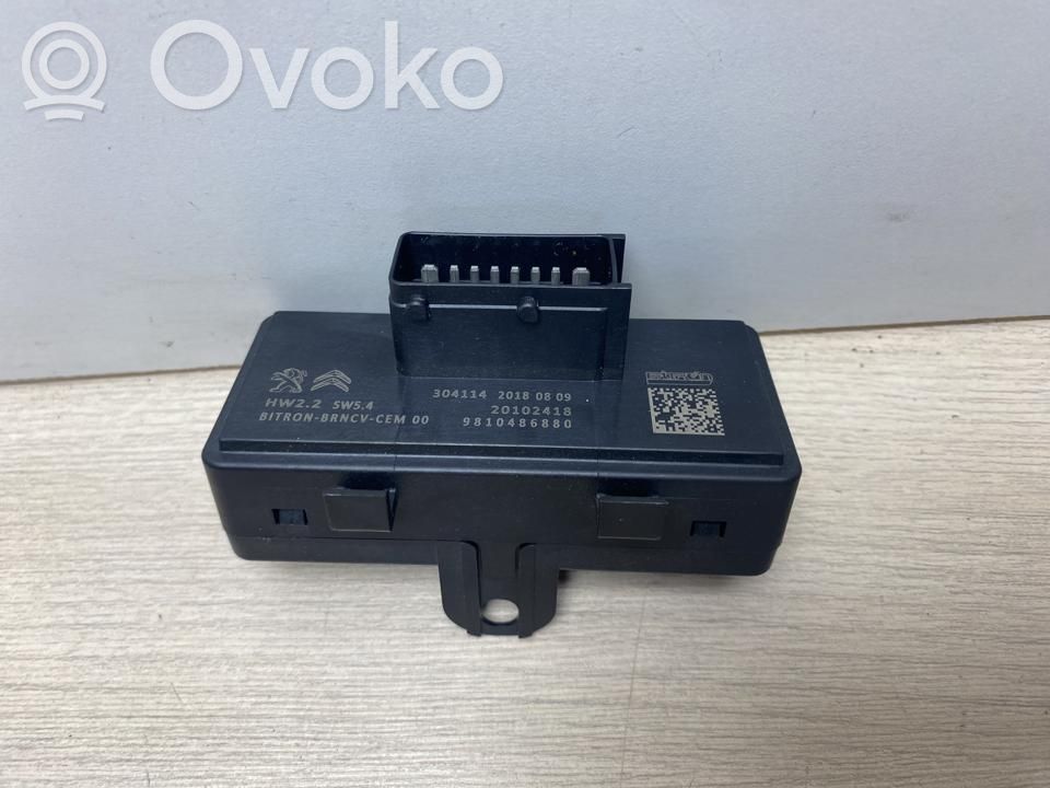 Peugeot 508 II Seat heating relay 