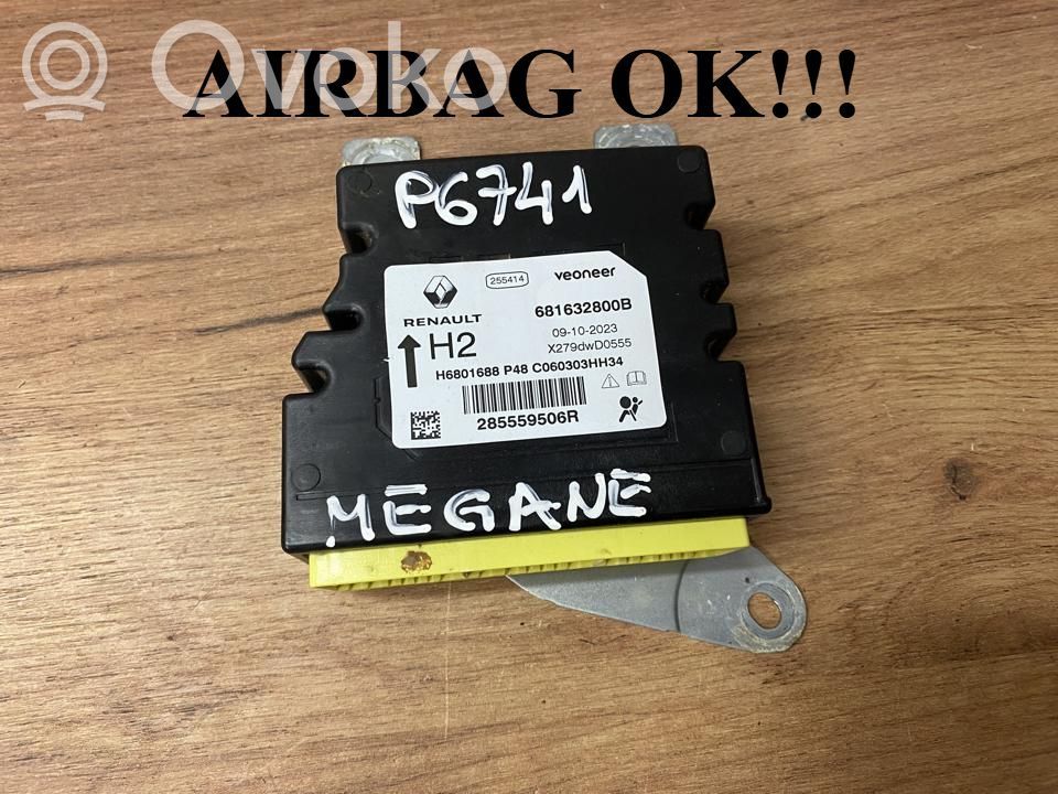 Renault Megane E-Tech Unitate/modul de comandă airbaguri 