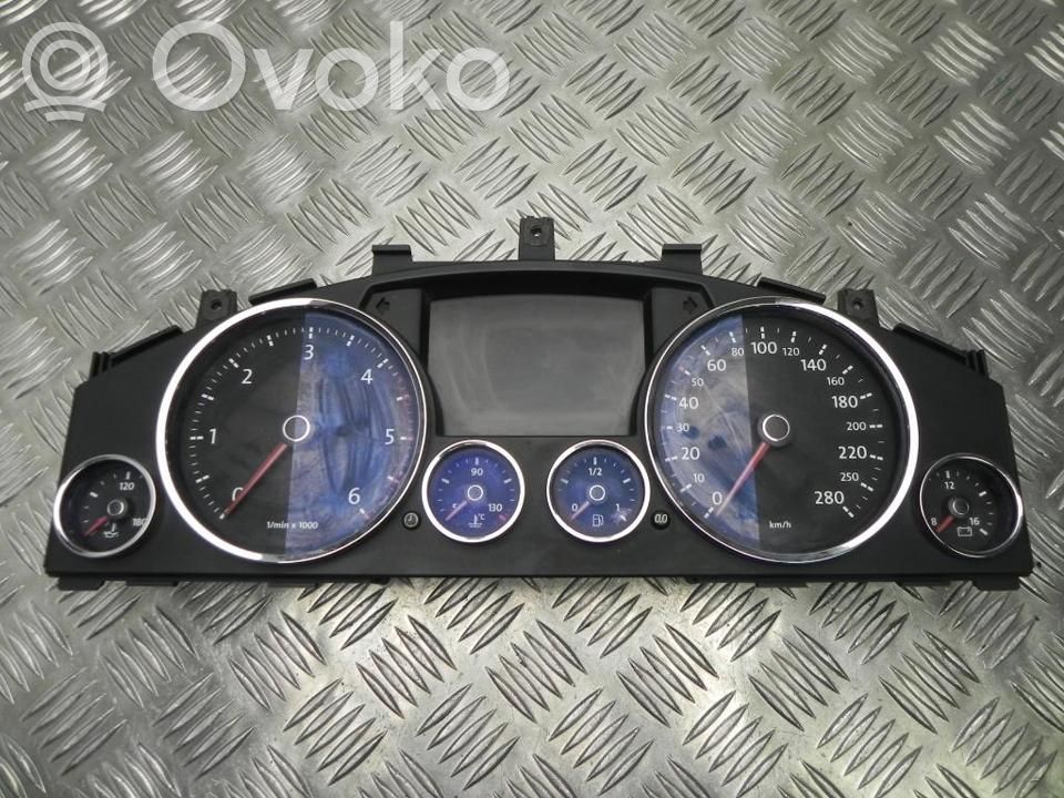 Volkswagen Touareg I Compteur de vitesse tableau de bord 
