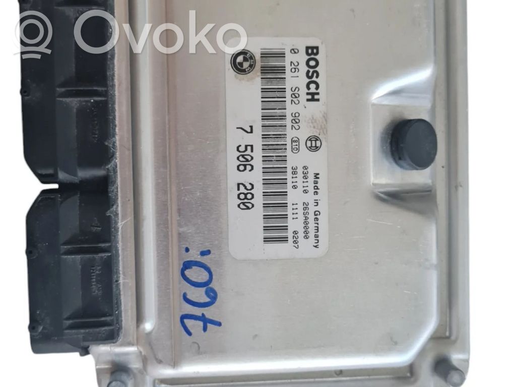 BMW 7 E65 E66 Engine control unit/module 