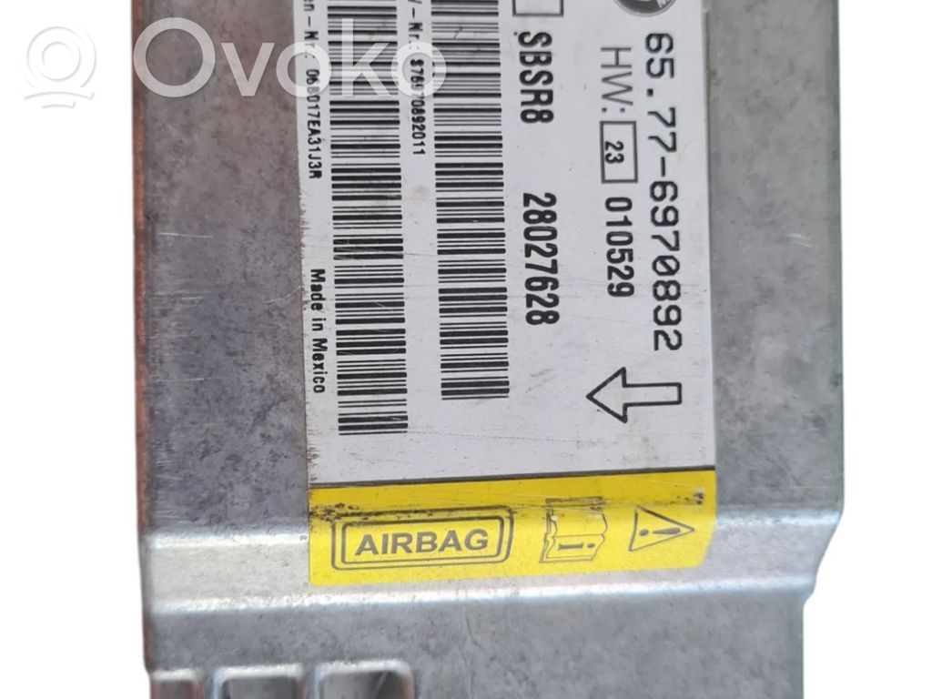 BMW 7 E65 E66 Unidad de control/módulo del Airbag 