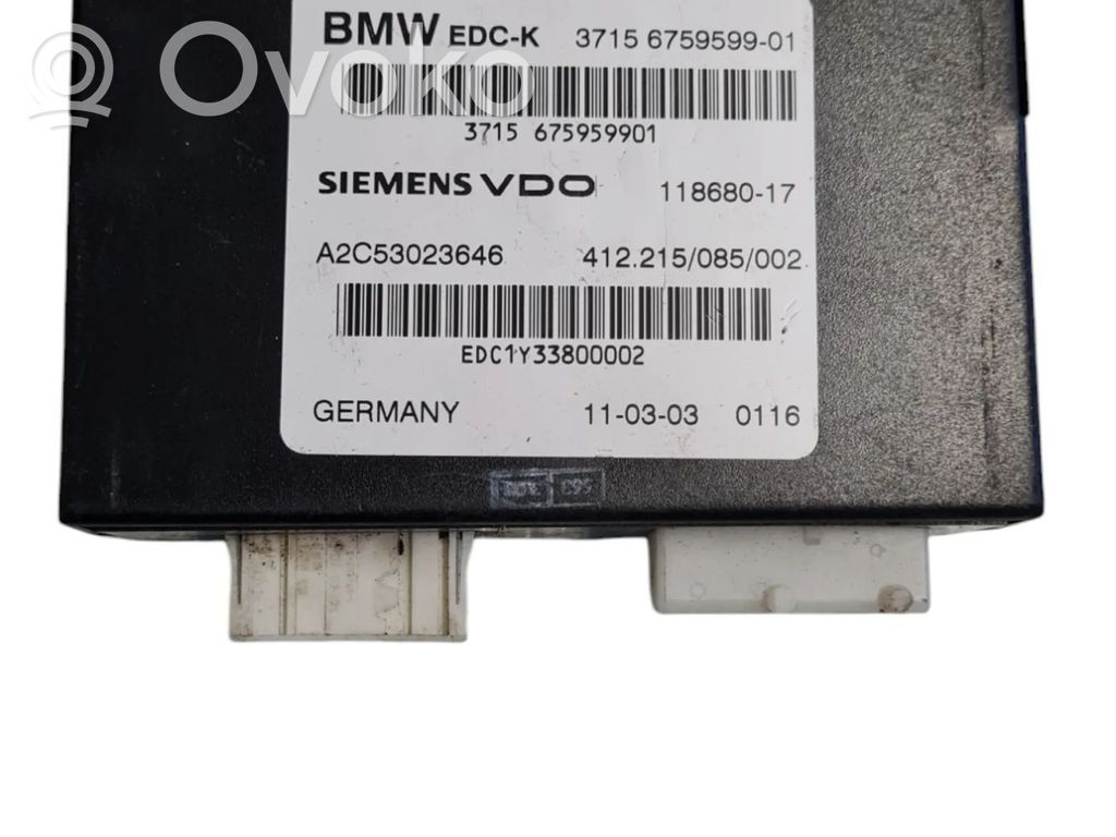 BMW 7 E65 E66 Suspension control unit/module 