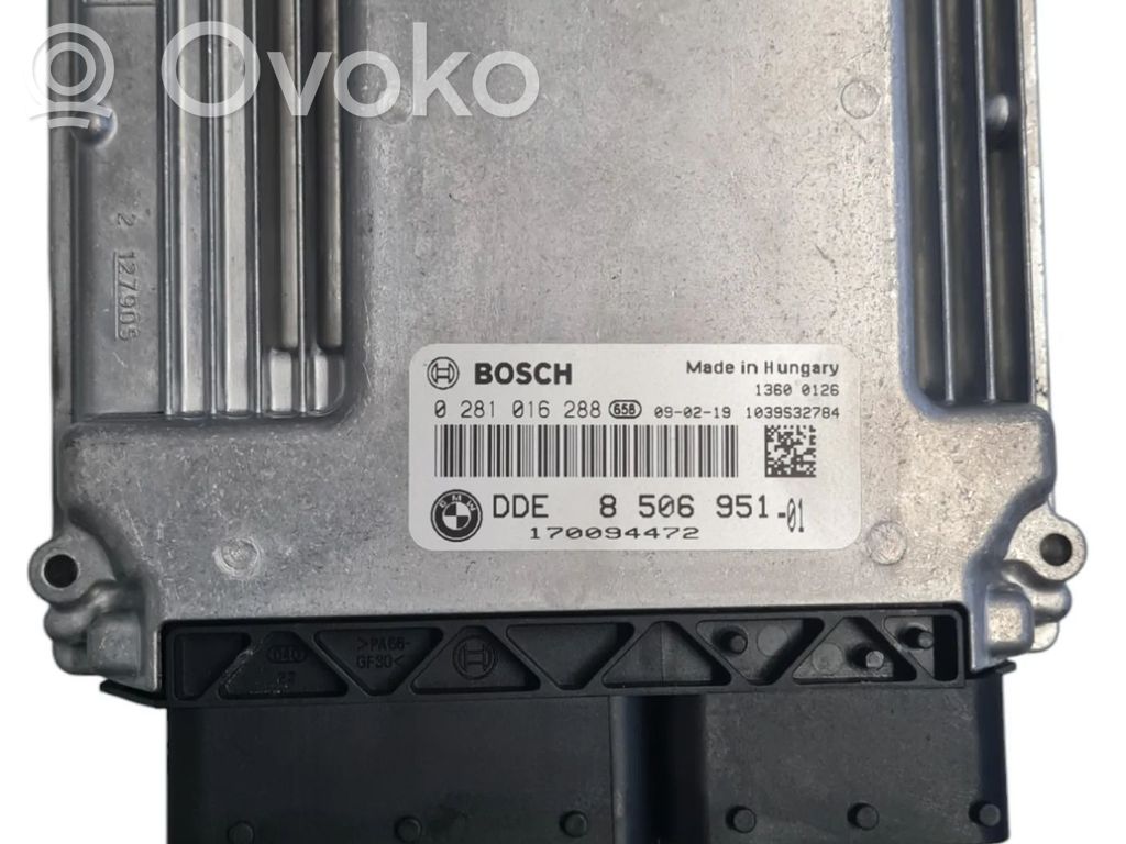 BMW 3 E90 E91 Moottorin ohjainlaite/moduuli 