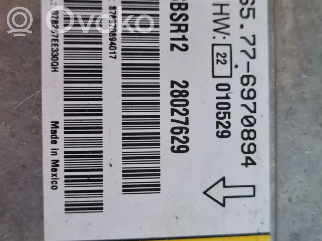 BMW 7 E65 E66 Airbag control unit/module 