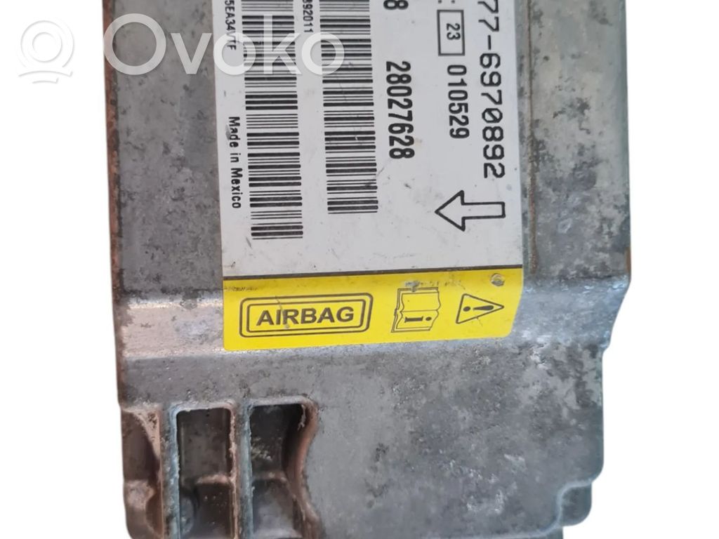 BMW 7 E65 E66 Unidad de control/módulo del Airbag 