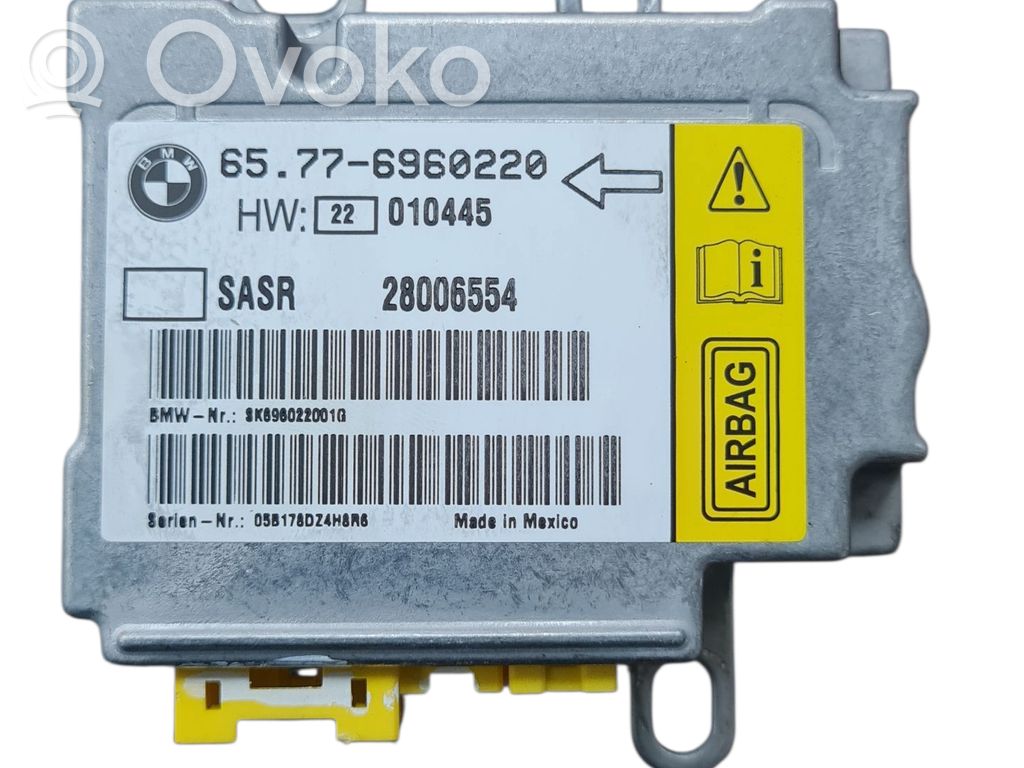 BMW 7 E65 E66 Airbag control unit/module 