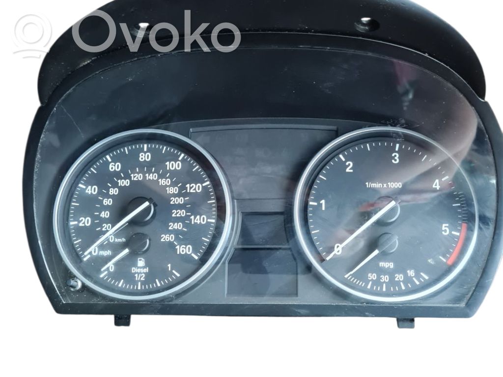 BMW 3 E90 E91 Speedometer (instrument cluster) 