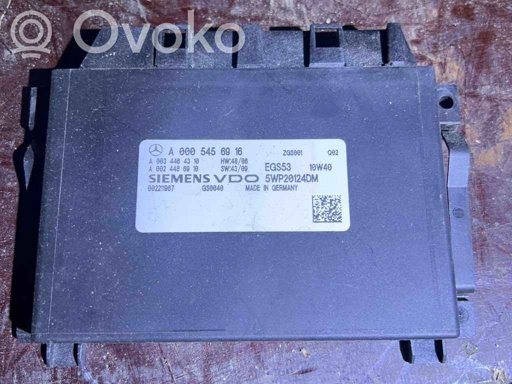 Mercedes-Benz E W212 Gearbox control unit/module 