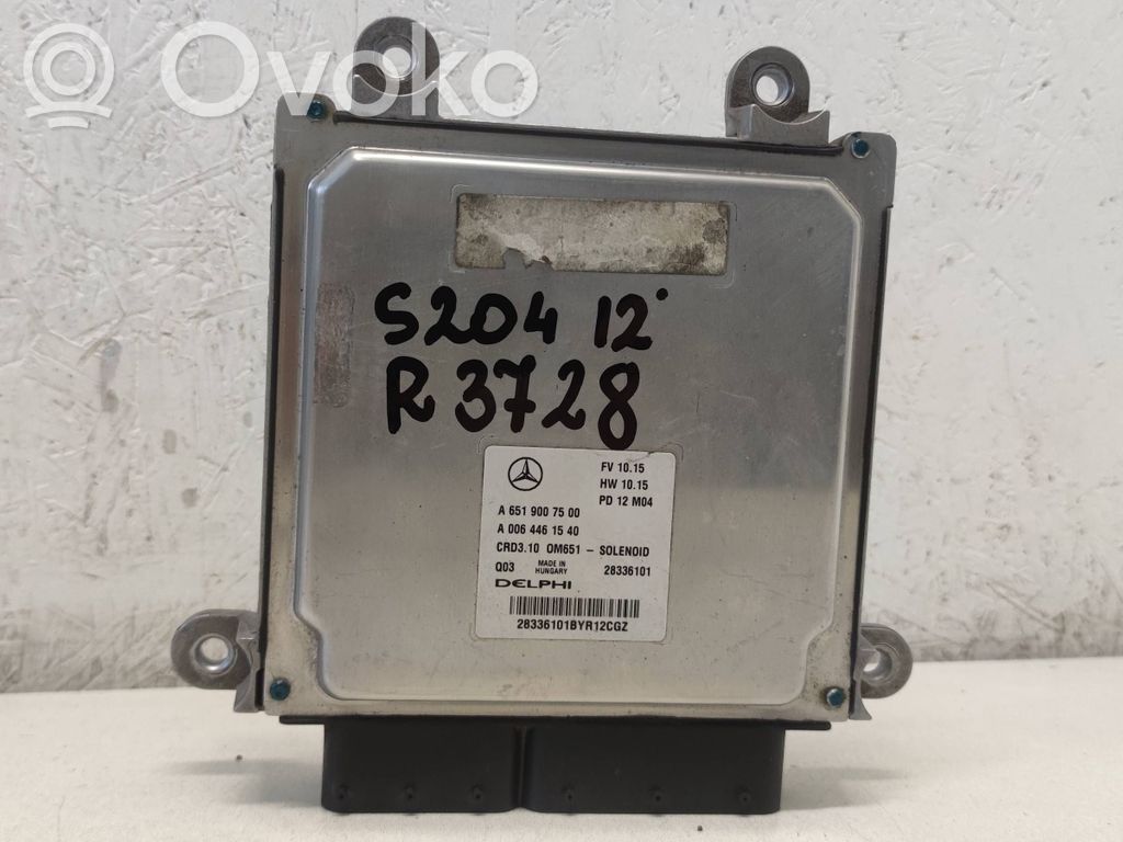 Mercedes-Benz C W204 Engine control unit/module 