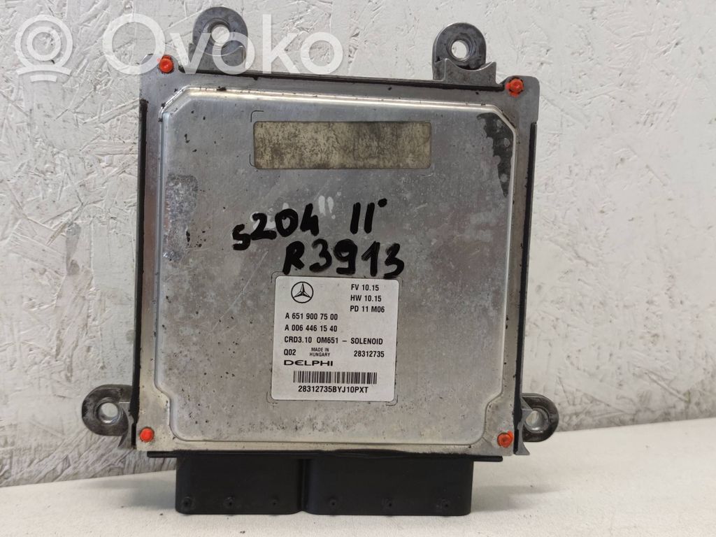 Mercedes-Benz C W204 Engine control unit/module 