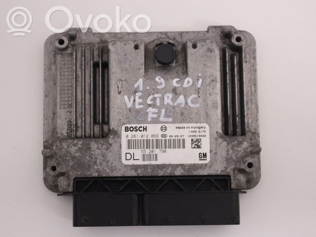 Opel Vectra C Engine control unit/module 