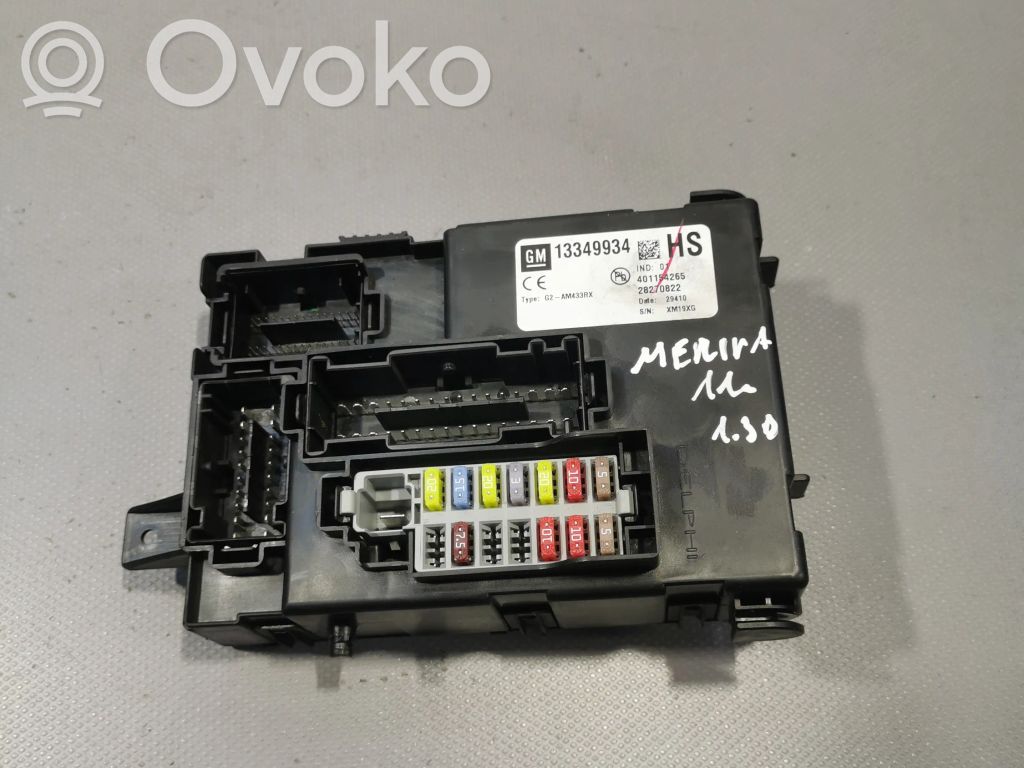 Opel Meriva B Sulakemoduuli 