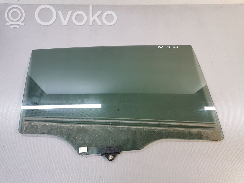 KIA Sportage Rear door window glass 