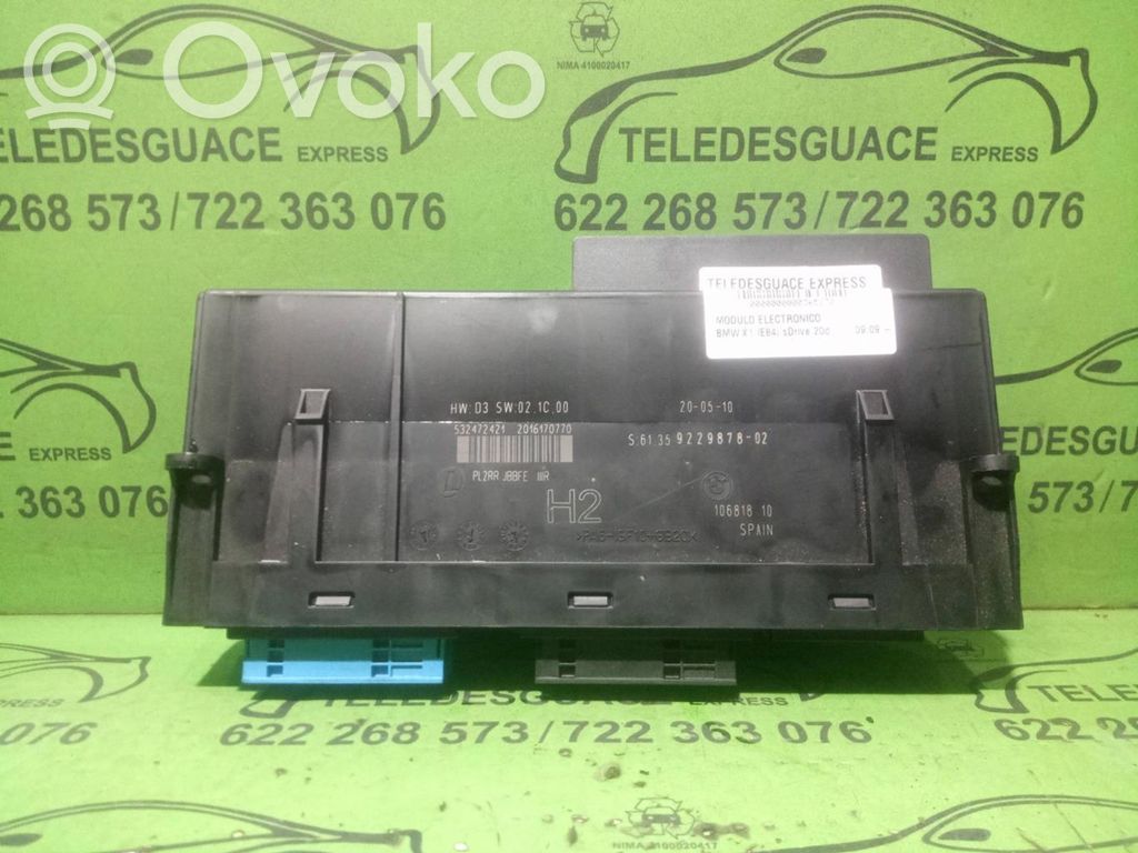 BMW X1 E84 Dzinēja vadības bloks 