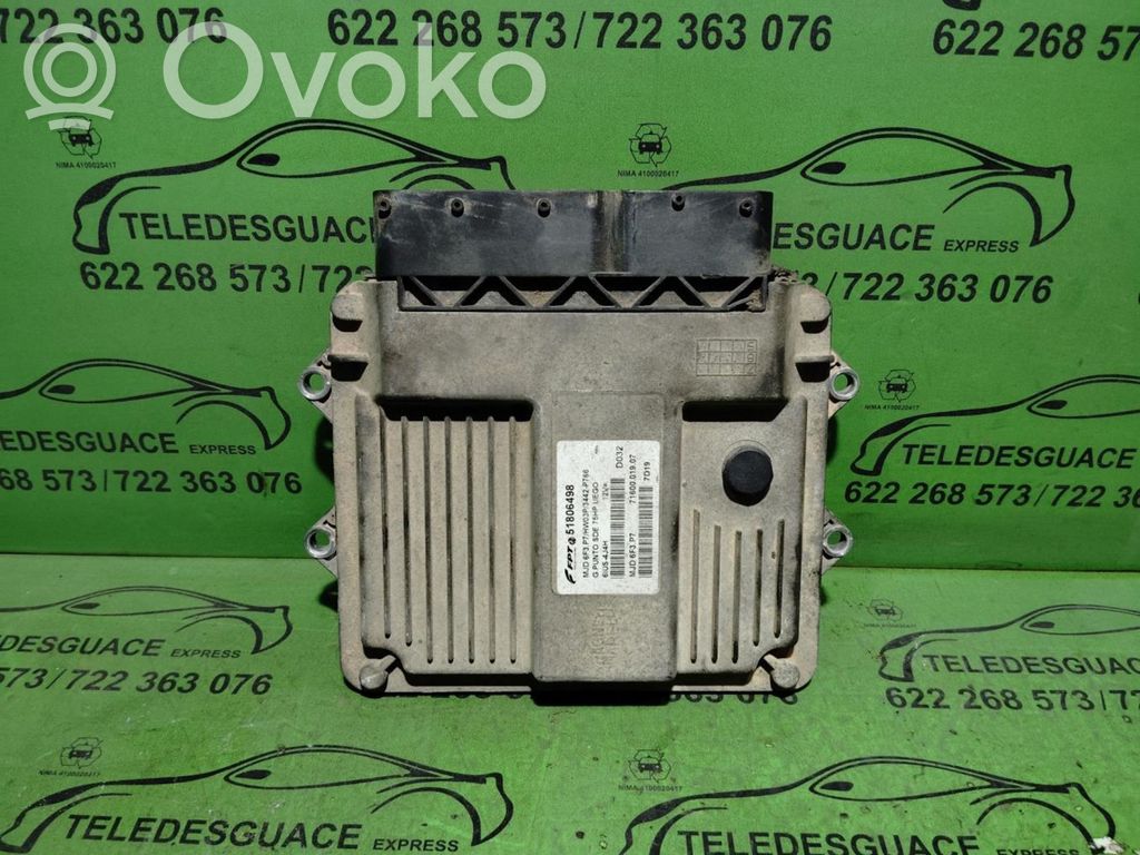 Fiat Punto (199) Engine control unit/module ECU 
