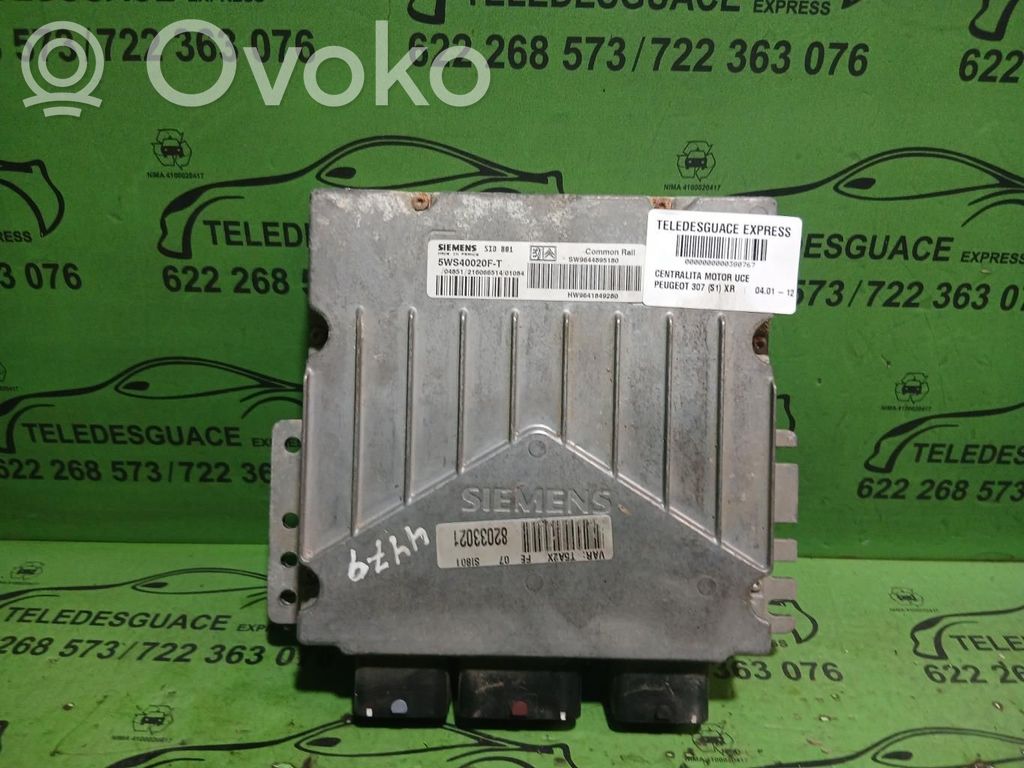 Peugeot 307 Engine control unit/module ECU 